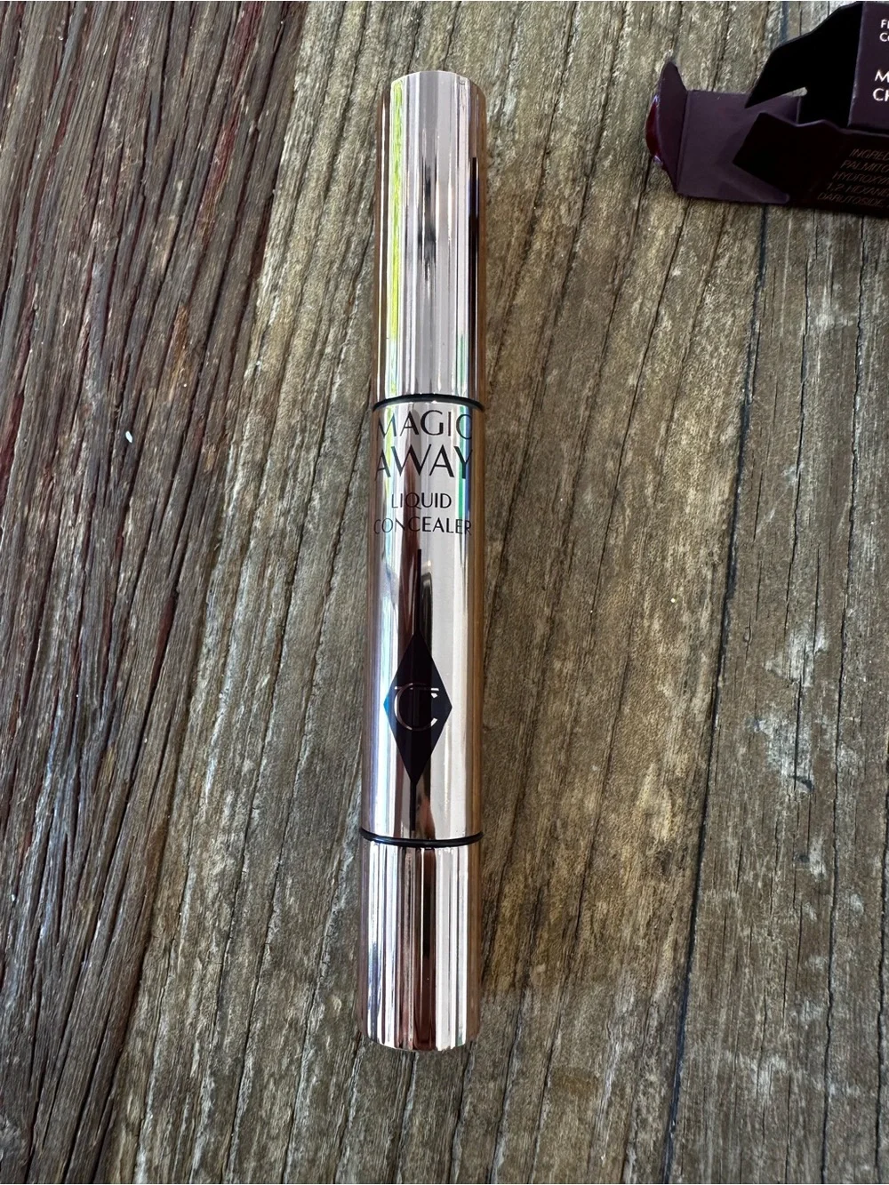 Charlotte Tilbury Liquid Concealer in Deep Burgundy Packaging
